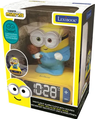 Obrázek produktu pro Lexibook Budík s nočním 3D světlem Mimoni
