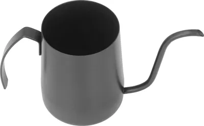 Image de Bouilloire à café en acier inoxydable avec col de cygne, poignée épaisse et confortable, cafetière goutte à goutte avec balance 350ml