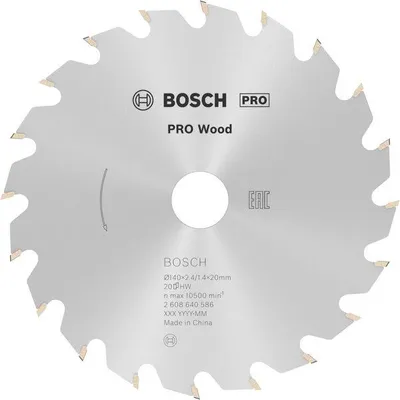 Produktbild von PRO Wood Kreissägeblatt, 140 x 2,4 x 20 mm, Z20