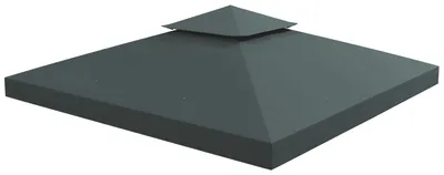 Obrázok produktu pre Slnečná náhradná strecha pre kovový záhradný pavilón párty stan záhradný stan 3x3