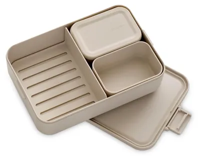 Produktbild von Brabantia Make & Take Bento Box (2 l), Brotdose mit Fächern für getrennte Aufbew