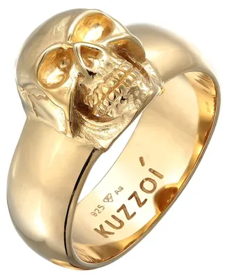 Produktbild von Silberner Totenkopf-Ring für Herren im Gothic-Stil