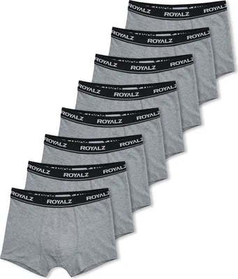 Produktbild von ROYALZ Boxershorts Herren Unterhosen 8er Pack Unterwäsche nahtlos für Sport und Freizeit, 8er Pack (95% Baumwolle / 5% Elasthan)