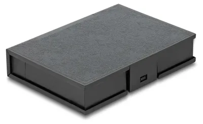 Productafbeelding van DELOCK beschermingsbehuizing voor 8,89 cm (3,5 inch) HDD, zwart