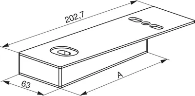 Produktbild von GU Timberstep Rahmen-Eckverbinder-Set unten IV88/90/92