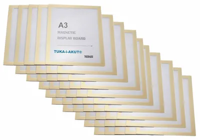 Imagen del producto de TUKA-i-AKUT 50st. Marcos informativos autoadhesivos con cierre magnético, con bolsillo para insertar documentos
