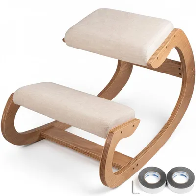 Produktbild von InAndOutdoorMatch - Ergonomischer Kniestuhl - Birkenholz, KI-generiertes Bild