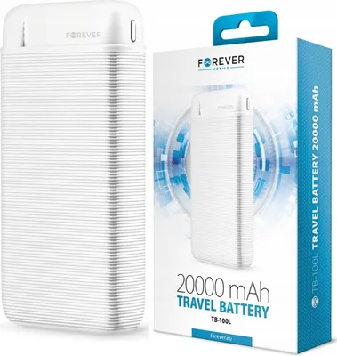 Zdjęcie produktu dla Powerbank Forever 20000 mAh TB-100L weiß