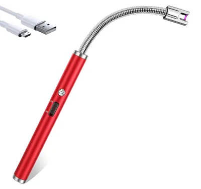 Produktbild von Elektrisches USB-Feuerzeug, wiederaufladbar, mit langem Hals, flexibel um 360 °,