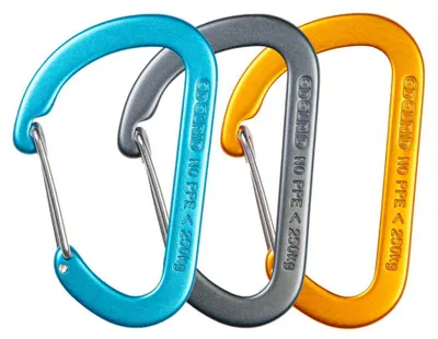Produktbild von Edelrid Micro 0 Karabiner (VPE 3) - kompakt und leicht für Materialtransport, Farbe:900 assorted colours