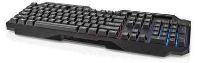 Produktbild von Nedis Wired Gaming Keyboard - USB Type-A - Folientasten - LED - QWERTY - US-Layout - Stromversorgung über USB - Netzkabellänge: 1.30 m - Multimedia