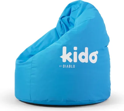 Produktbild von Kido By Diablo Kindersitzsack mit Füllung Sitzsack Gaming Sessel Beanbag Farbe: Blau