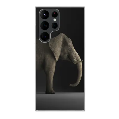 Produktbild von MuchoWow® Handyhülle Schutzhülle Hülle für Samsung Galaxy S22 Ultra Elefant - Tiere - Licht Silikon Softcase Handy Hülle - Abbildung