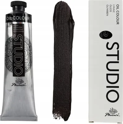 Obrázok produktu pre Olejová farba Phoenix Studio 120 ml tuba – 687 Pálená umbra (Burnt Umber) – umelecká farba – svetlostála pre plátno, drevo