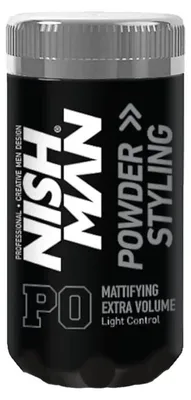 Imagen del producto de Nishman - P0 Polvo Fijador para el Cabello - Polvo Matificante para el Peinado 20g