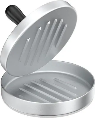 Immagine prodotto di Stampi per hamburger gourmet - Alluminio cotto - Deliziosi hamburger - Grigliata - Rivestimento antiaderente