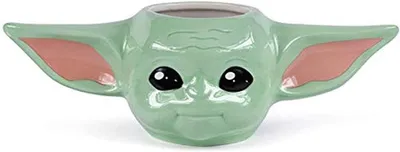 Imagen del producto de Taza The Child Grogu Baby Yoda The Mandalorian Star Wars 3D Cerámica 400 mls