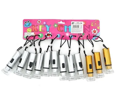 Produktbild von Schlüsselanhänger mit Taschenlampe (12 Stück) - (Geschenke, Schlüsselanhänger)