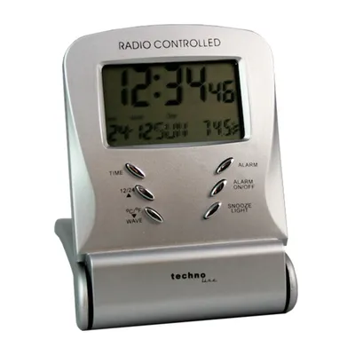 Produktbild von Technoline WT 171, Digitaler Wecker, Silber, 12/24 h, F, °C, LCD, Akku