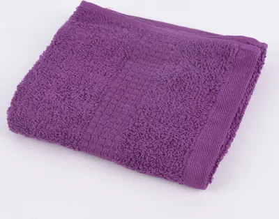 Produktbild von Qualitätsfrottee Handtuch 100% Baumwolle 500g/qm lila Größe  Gästetuch 30 x 50 cm