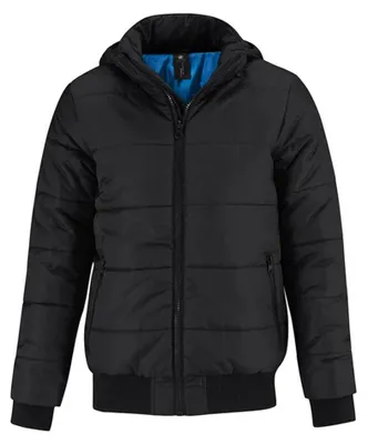 Produktbild von B&C - "Superhood" Jacke für Herren FK2607 (L) (Schwarz/Kobaltblau)