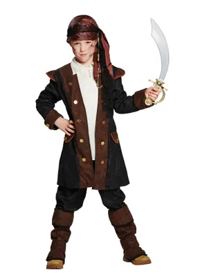 Produktbild von Piratenjunge Kinderkostüm 4-tlg. 128