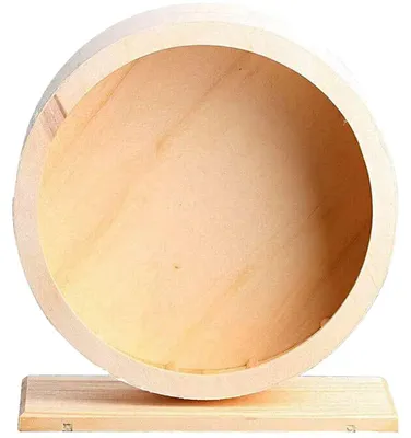 Holz-Laufrad für Hamster, leise, 21 cm Durchmesser