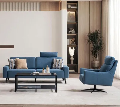 Produktbild von Sofagarnitur 3+1 Sitzer Set Design Sofa Polster Couchen Couch Modern Luxus Neu