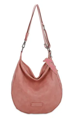 Image de Fritzi aus Preußen sac à épaule Arty Rub Hobo Papaya saumon