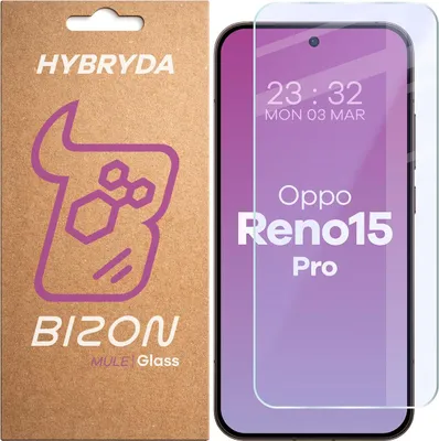 Produktbild von Flexibles Hybridglas für Oppo Reno 15 Pro, Bizon Glass Mule