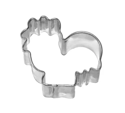 Produktbild von Birkmann Ausstechform Hahn, Ausstecher, Plätzchenform, Keks, Plätzchen, Weißblech, 7 cm, 121393