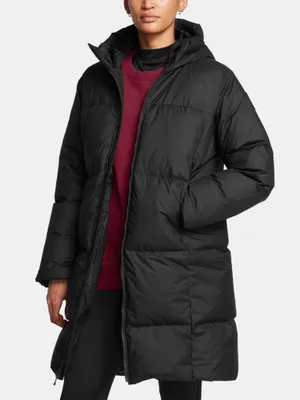 Produktbild von Under Armour Damen Limitless Daunen-Pufferparka-Jacke - Schwarz 1384649-001__MD