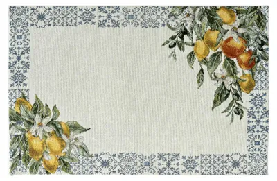 Produktbild von Gobelin Tischset - Mediterran mit Zitronen 32 x 48 cm