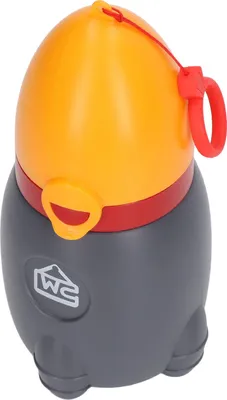 Image de Gobelet d'apprentissage de la propreté, bonne étanchéité, aspect mignon, petit urinoir portable de garçon pour les enfants, la maison, la voiture, les voyages, orange