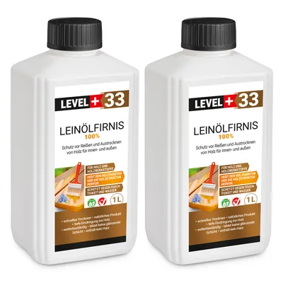 Obrázek produktu pro Lněný olej 100% 2L čistý lněný olej Level+33