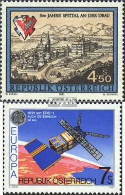 Produktbild von Briefmarken Österreich 1991 Mi 2024,2026 (kompl.Ausg.) gestempelt Sondermarken
