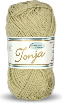 Produktbild von Rellana Tonja,Topflappengarn,Schulgarn,100% Baumwolle,50g/85m 318 beige