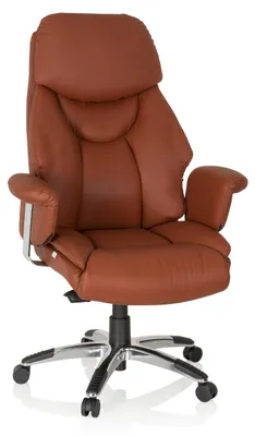 Obrázek produktu pro hjh OFFICE manažerská židle PRADO Ergonomická kancelářská židle s područkami Kožená otočná židle do kanceláře, domácnosti