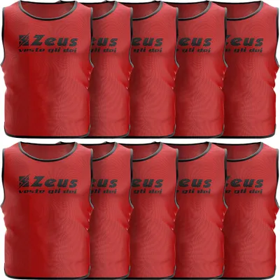 Produktbild von Erwachsene ROSSO|Zeus 10er-Pack Trainingsleibchen Rot