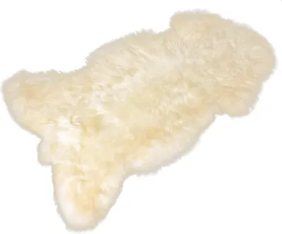 Produktbild von Schwedisches Schaffell weiß Weißgerbung ca. 100cm