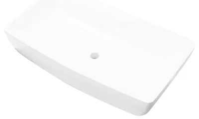 Produktbild von vidaXL Keramik Waschtisch Waschbecken Rechteckig Weiß 71 x 39 cm