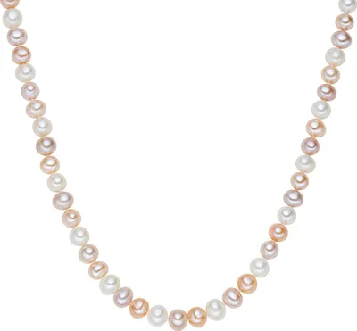 Produktbild von Valero Pearls Perlen-Kette Sterling Silber Süßwasser-Zuchtperle 60921016
