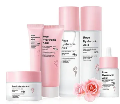 Immagine prodotto di Set regalo per la cura della pelle femminile: pulizia viso, profumo di rosa