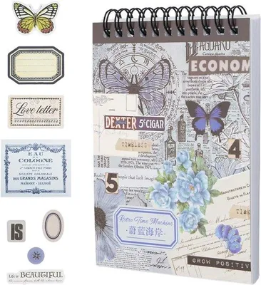 Produktbild von 50 Bladen Zelfklevende Scrapbook Set - Decoratieve Stickers - Journal Stickers - Washi Stickers voor DIY Album - Foto Notitieboek - Dagboek