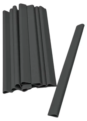 Produktbild von Sichtschutzstreifen zaun|zu Klemmschiene ECO-Clip Zaunblende für Doppelstabzaun Anthrazit 1er Pack
