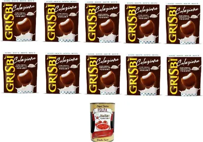 Produktbild von Grisbì Colazione con crema allo yogurt gr. 225, gefüllt mit Sahne, zubereitet mit Joghurt 10x 225gr + Italian Gourmet polpa 400gr