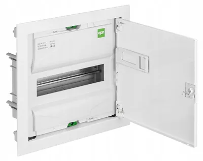 Zdjęcie produktu dla MSF RP Rozdzielnia Plastikowa PT 14M 1x14M N+PE IP30 IK05 329x358x94 Drzwi Metalowe Białe