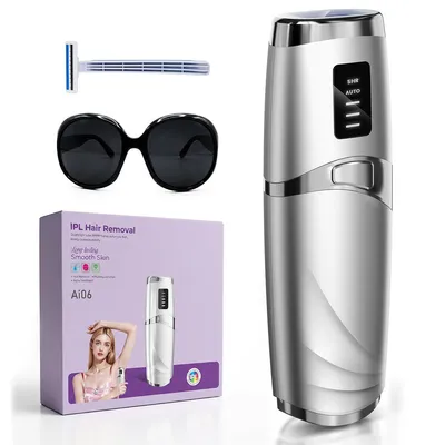 Produktbild von IPL Haarentferner für Damen und Herren, Licht Haarentfernung Gerät für Körper und Gesicht, 36W, 510-1150nm IPL Technologie, Zuhause