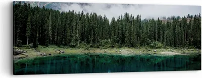 Produktbild von Bild auf Leinwand - Leinwandbild - Einteilig - Landschaft Berge Wolken - 90x30cm - Wand Bild - Wanddeko - Wandbilder - Leinwanddruck - Bilder - Wanddekoration - Leinwand bilder - AB90x30-4671
