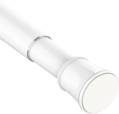 Produktbild von Gardinenstange ohne Bohren - Ausziehbare Gardinenstange - Weiß - 90-160 CM